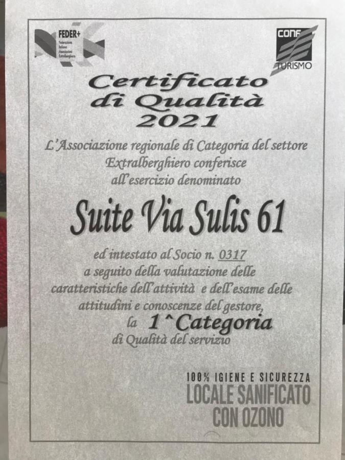 Suite Via Sulis 61 Cagliari Esterno foto